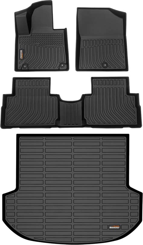 Amazon Binmotor Floor Mats Cargo Mat For Hyundai Santa Fe 2021