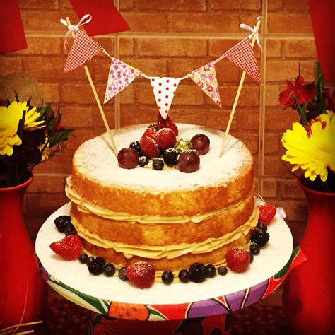 Naked Cake Picnic Party Holidays And Events Celebrations Bridal