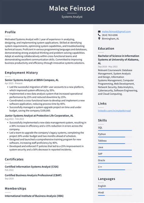 Adobe Systems Analyst Resume Examples Resumecat