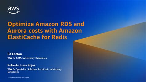 Optimize Amazon Rds And Aurora Costs With Elasticache For Redis Aws Snack