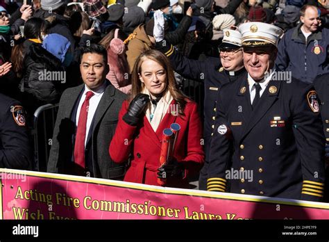 New York Usa 20th Feb 2022 Acting Fdny Commissioner Laura Kavanagh