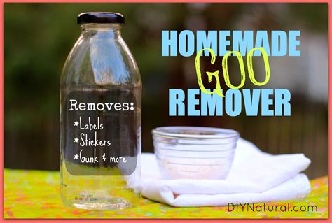 Adhesive Remover: Simple, Natural Homemade Goo Gone Recipe