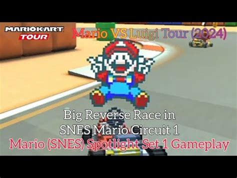 Big Reverse Race In SNES Mario Circuit 1 Mario SNES Spotlight Set 1