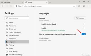 How To Enable Translator In Chromium Based Microsoft Edge