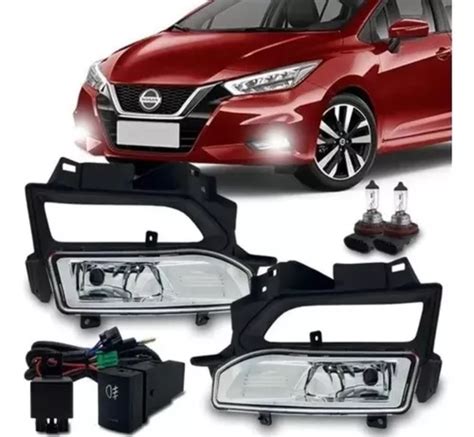 Kit Farol De Milha Neblina Auxiliar Nissan Versa 2021 2022 Frete grátis