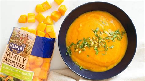 Butternut Squash And Carrot Soup Recipe Youtube