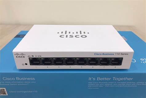 Cisco CBS110 Unmanaged 8 Port GE Desktop Ext PS CBS110 8T D EU