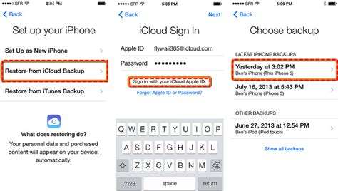 Restore From Icloud Backup Without Reset Erase Ios