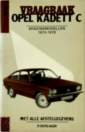 Vraagbaak Opel Kadett C P Olyslager Isbn De Slegte