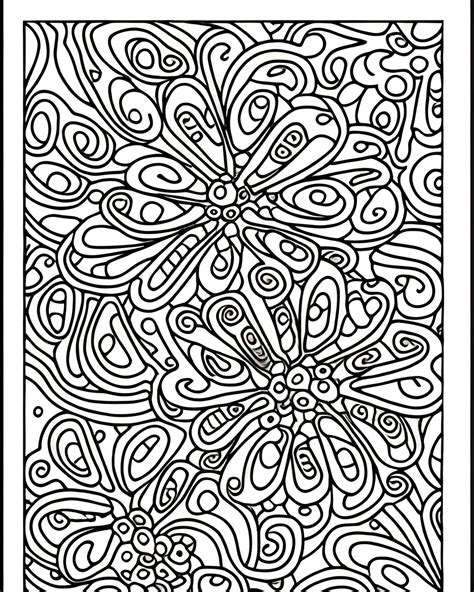 Kleurboek Page Floral Zentangles · Creative Fabrica