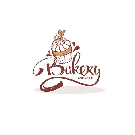 Premium Vector Bakery Logo Template With Image Of Cupcake And