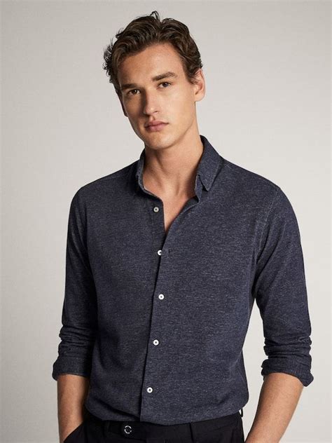 Mens Casual Shirts Massimo Dutti Spring Summer Collection 2020