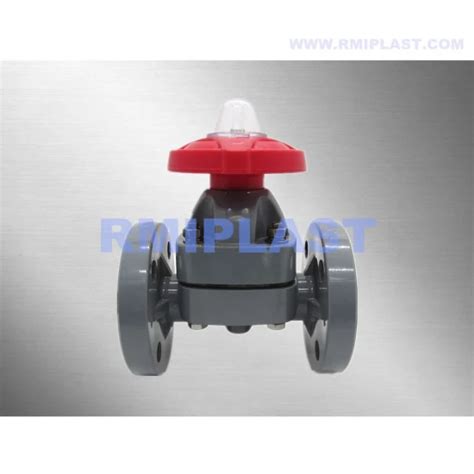 Dn Dn Anti Corrosion Wheel Handle Weir Type Cpvc Diaphragm Valve