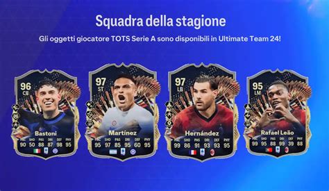 Fc Team Of The Season Serie A Tots E Nwsl Sbc E Obiettivi