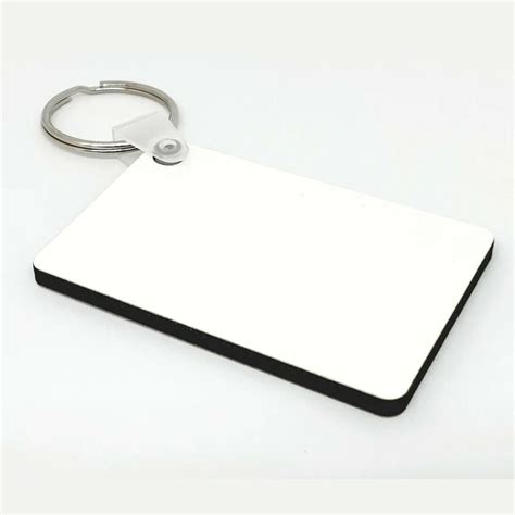 Rectangular MDF Keyring One Side Rock Photos Online