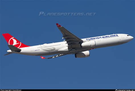 TC JNI Turkish Airlines Airbus A330 343 Photo By David Bracci ID