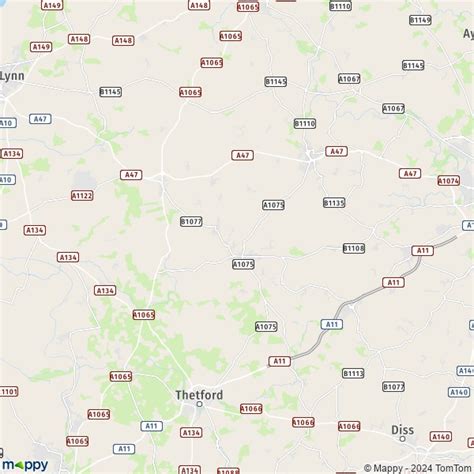 Map Breckland Map Of Breckland IP25 6 And Practical Information