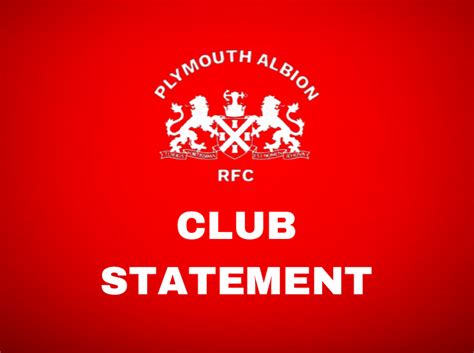 CLUB STATEMENT: Rugby For Heroes vs Armed Forces Legends - Albion