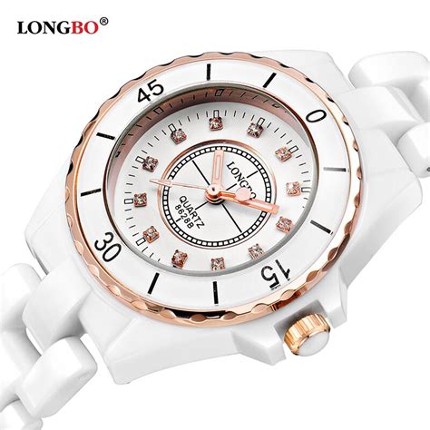 2018 Watches Ladies Luxury Top Brand Longbo Women Ceramic Watch Girl