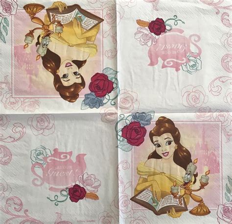 12314 Beauty And The Beast Serviette Susipuppis Serviettenwelt De