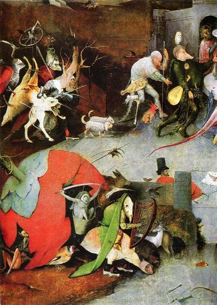 Temptation Of St Anthony Detail 1505 1506 Hieronymus Bosch