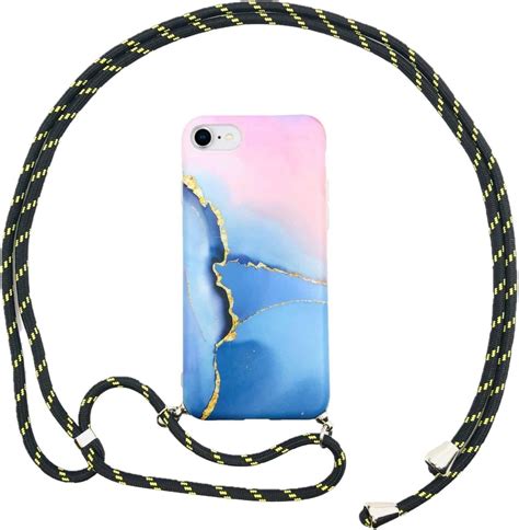 Fonu Marmer Backcase Hoesje Met Koord Iphone Se Sunset