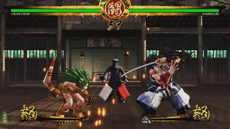 Cham Cham Vs Haohmaru Hardest Ai Battle Samurai Shodown