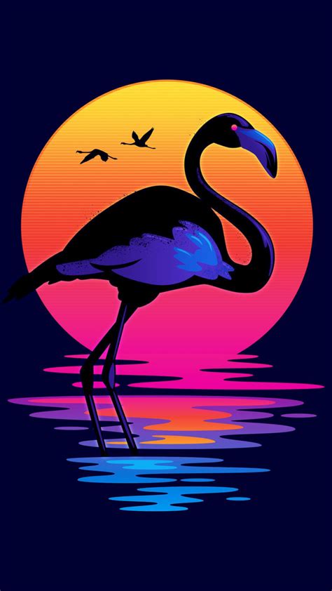 Flamingo Phone Wallpaper