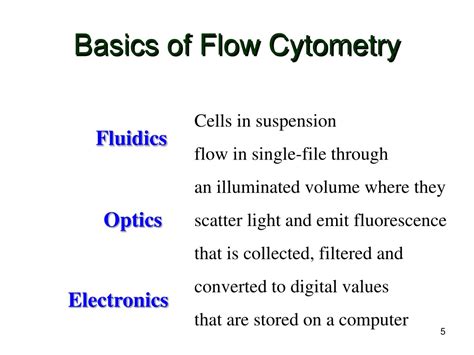 Ppt Flow Cytometry Principles And Main Applications Powerpoint