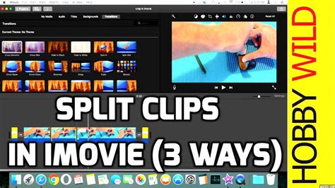 How To Split Clips In Imovie Youtube