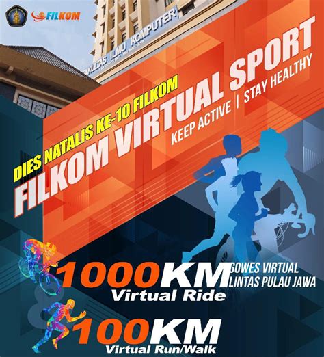 Filkom Virtual Sport Keep Active Stay Healthy Fakultas Ilmu