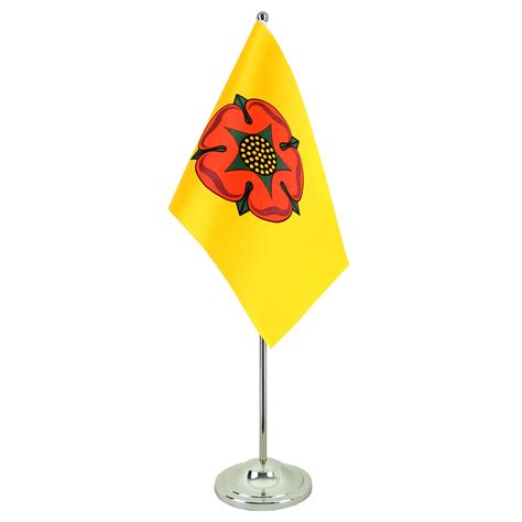 Lancashire New Satin Table Flag 6x9 MaxFlags Royal Flags