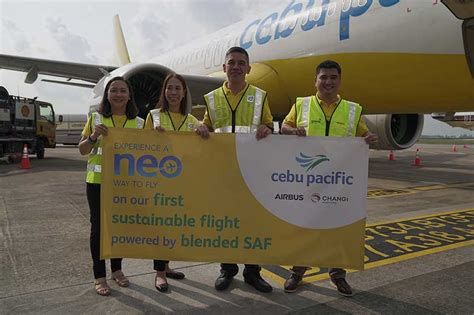 Cebu Pacific Operates Its First SAF Powered Commercial Flight Daily