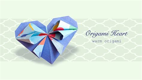 蝴蝶結愛心手工摺紙情人節手工摺紙 Origami Heart Origami Valentine Youtube