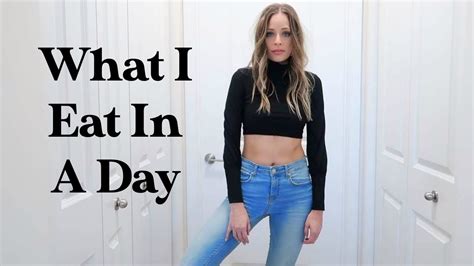 What I Eat In A Day Healthy And Realistic Youtube