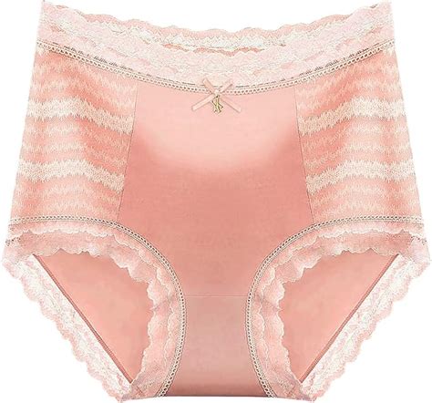 Bfysfbaig Womens Lace Thin And Breathable Pantie Cotton Panties Padded Underwear For Women