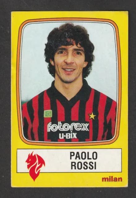 Top Player Figurina Calciatori Album Panini N Milan Paolo