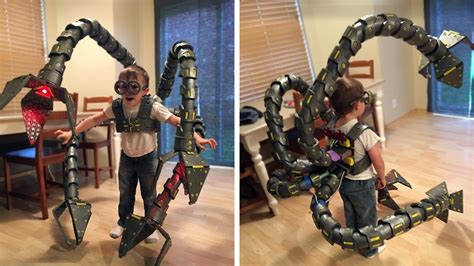 Blast From The Past Dad Diy Ed This Amazing Doc Ock Costume Out Of