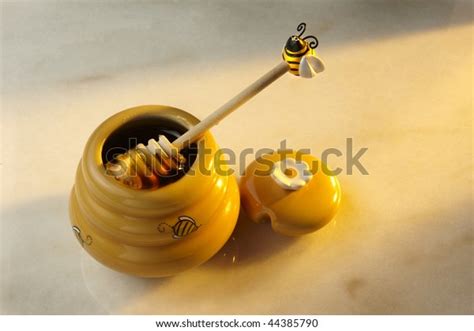 Vintage Ceramic Honey Jar Honey Dripper Stock Photo 44385790 Shutterstock