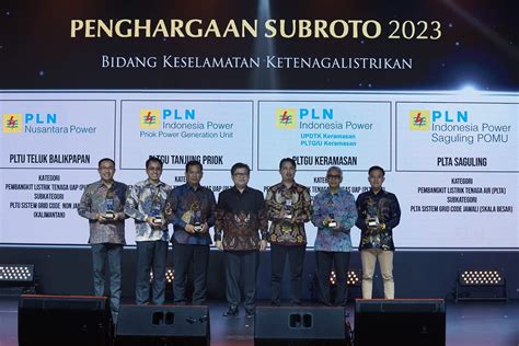 Pln Indonesia Power Borong Lima Penghargaan Subroto Award Global