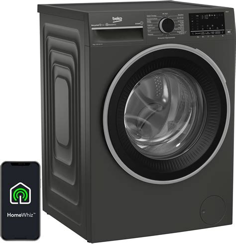 BEKO B3WFU59415MPBS SteamCure 9kg 1400 Obr Manhattan Gray Pralka