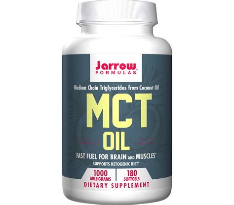 Mct Oil 180 Softgels Medium Chain Triglycerides From Coconut Oil