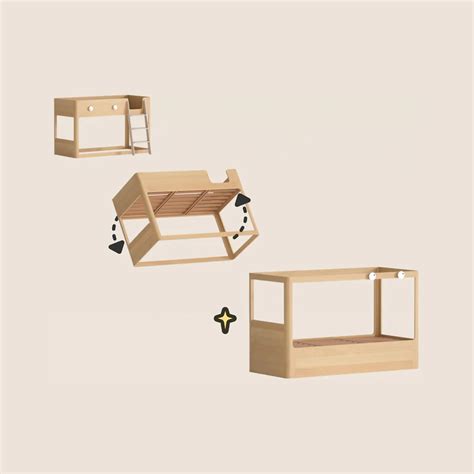 Big Eyes Reversible Low Loft Bed - Piccolo House Asia