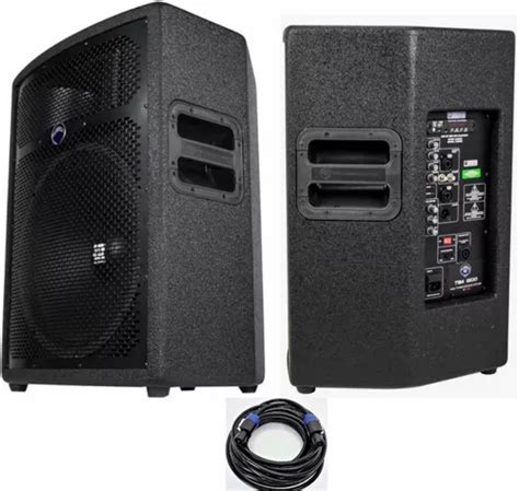 Kit Caixa Ativa Passiva Turbox Tba 1500 Falante Driver Jbl Frete grátis