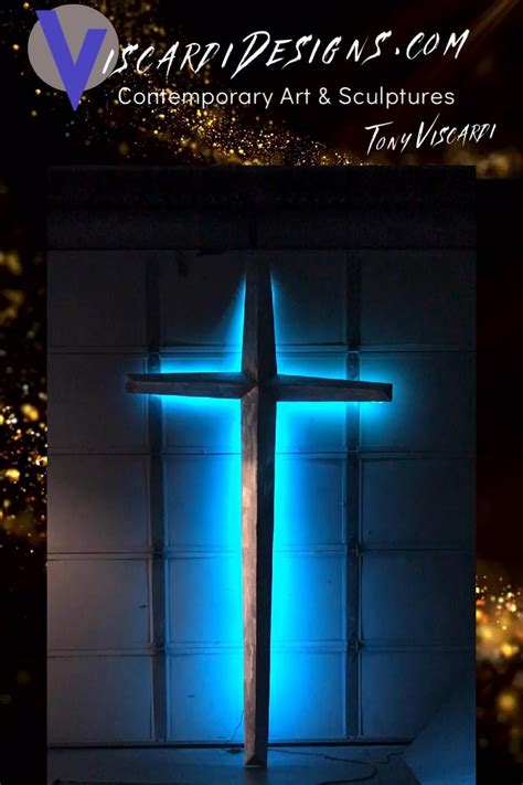 Backlit Outdoor Cross