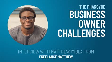 Business Owner Interview Matthew Iyola Youtube