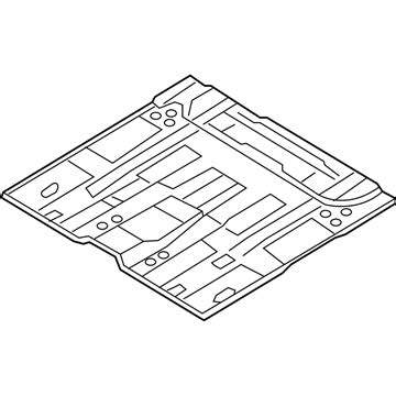 E Genuine Hyundai Panel Center Floor