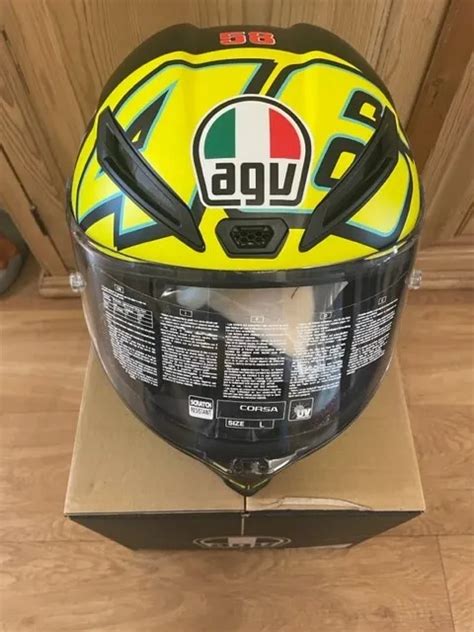 AGV CORSA VALENTINO Rossi Winter Test 2012 Limited Edition Collectors