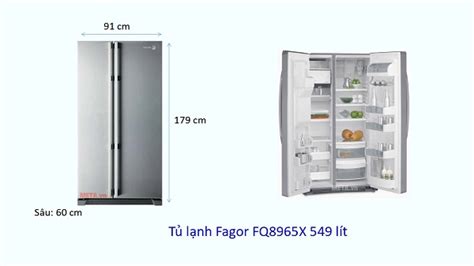 The common side by side fridge size - TipsMake.com