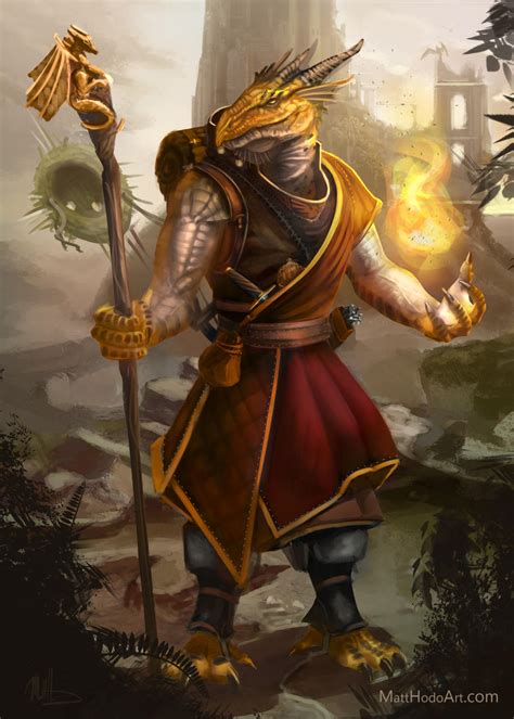 Kriv Asher Dragonborn Sorcerer Commission By Devtexture On Deviantart